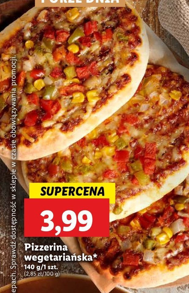 Pizza wegetariańska promocja