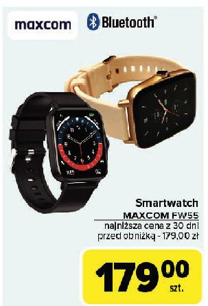 Smartwatch fw55 Maxcom promocja w Carrefour Market