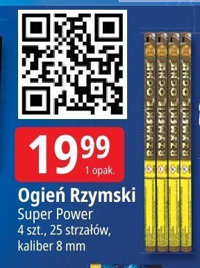 Ogień rzymski Super Power promocja w Leclerc