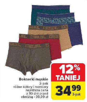 Bokserki męskie promocja w Carrefour