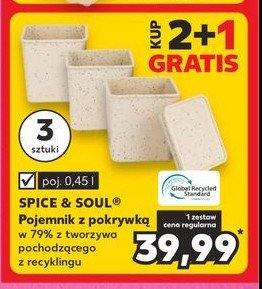 Pojemnik z pokryw膮 450 ml Spice&soul promocja