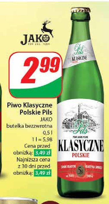 Piwo Klasyczne polskie pils promocja