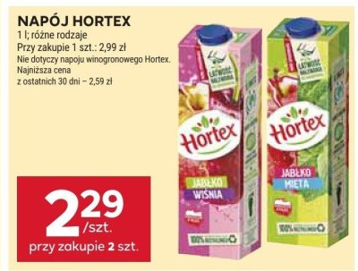 Napój różne rodzaje promocja w Stokrotka