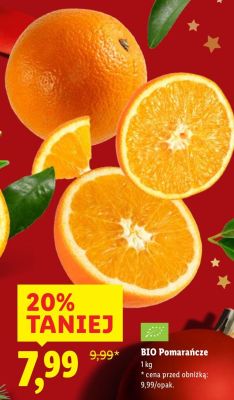 BIO Pomarańcze promocja w Lidl