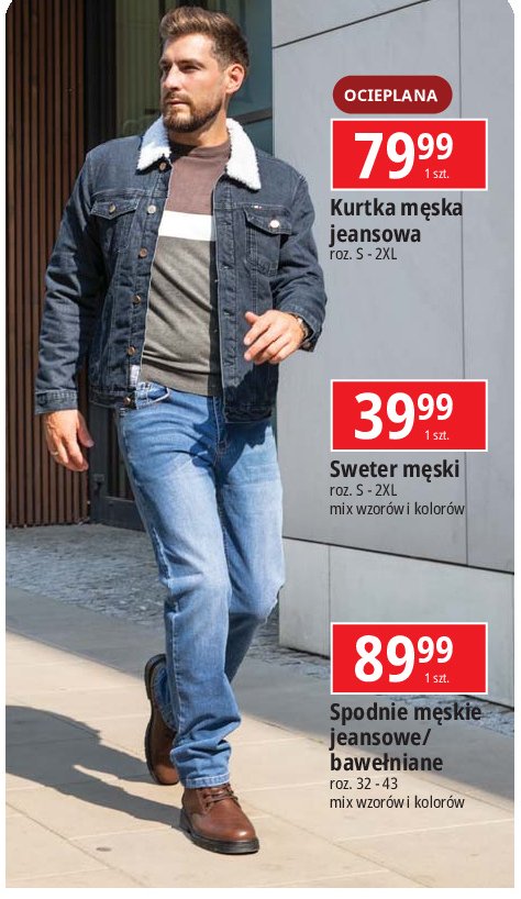 Kurtka męska jeansowa promocja