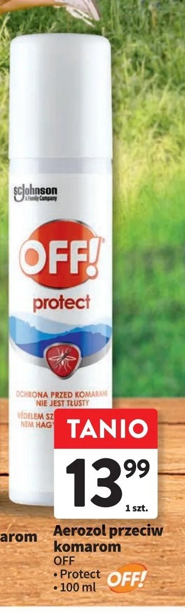Aerozol na komary Off! protect promocja w Intermarche