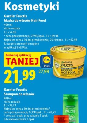 Szampon Garnier Fructis Szampon do włosów promocja w Lidl