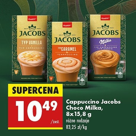 Cappucino vanilla Jacobs cappuccino promocja