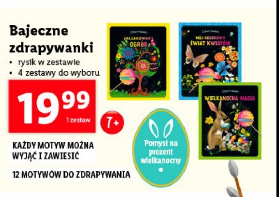Bajeczna zdrapywanka m贸j kolorowy 艣wiat kwiat贸w promocja