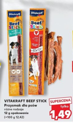 Przysmak dla psów Vitakraft Beef Stick promocja w Kaufland