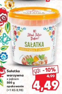 Sałatka warzywna z jajkiem K-classic promocja