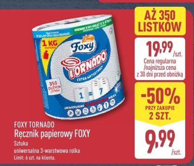 Ręcznik papierowy promocja w Aldi