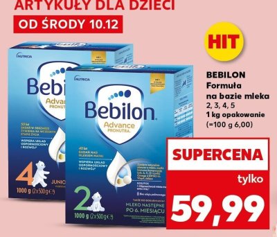 Formuła na bazie mleka Bebilon 2, 3, 4, 5 1 kg opakowanie promocja w Kaufland
