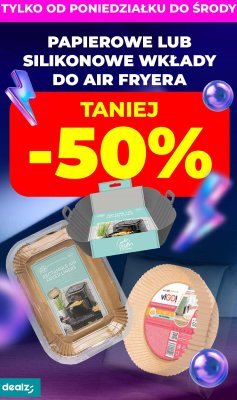 Wkłady do air fryera promocja w Dealz