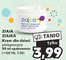 Krem do pielęgnacji dzieci i niemowląt Ziaja ziajka promocja