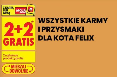 Karma, przysmaki dla kota 2+2 GRATIS promocja w Biedronka
