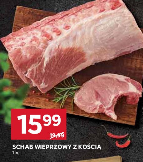 Schab wieprzowy z kością promocja