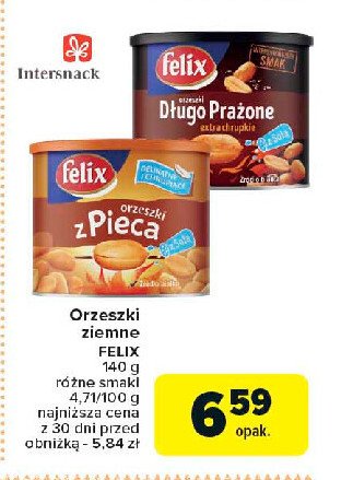 Orzeszki długo prażone extra chrupkie Felix promocja