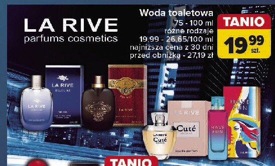 Woda toaletowa La rive blue line promocja