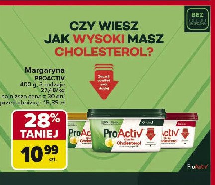 Margaryna kardio Flora pro-activ promocja w Carrefour Market