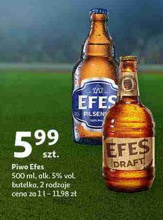 Piwo Efes draft promocja