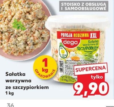 Sałatka warzywna ze szczypiorkiem promocja w Kaufland