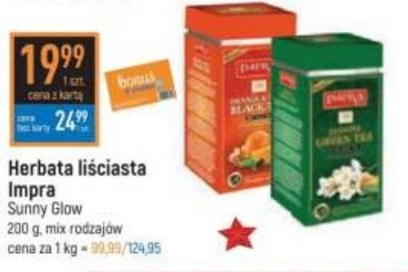 Herbata orange & spice Impra promocja
