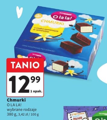 Chmurki O LA LA! wybrane rodzaje promocja w Intermarche