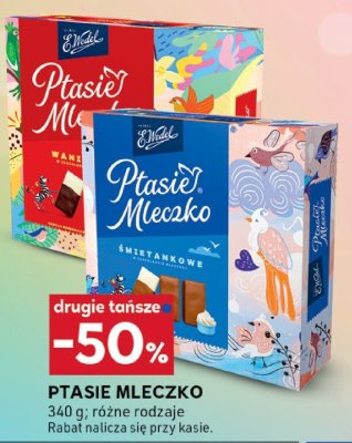 Ptasie mleczko E. Wedel promocja w Stokrotka