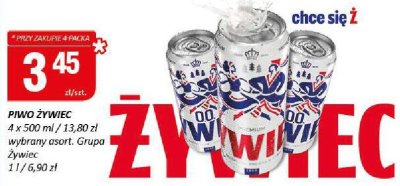 Piwo Żywiec białe z nutą maliny promocja w Chorten