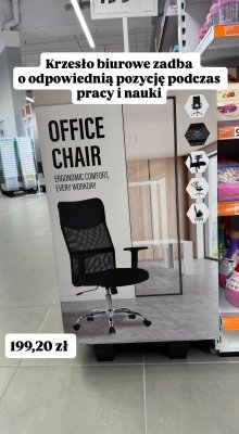 Krzesło biurowe  promocja w Action
