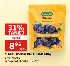 Śliwki suszone Bakalland promocja
