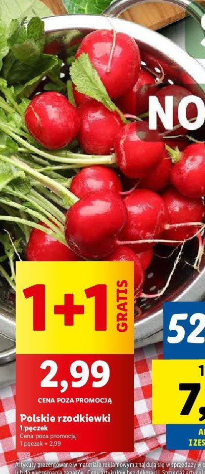 Rzodkiewka promocja w Lidl