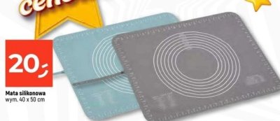 Mata silikonowa wym. 40 x 50 cm promocja w Dealz