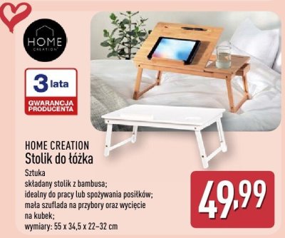 Stolik do łóżka  promocja w Aldi