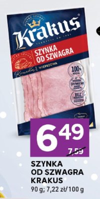 Szynka od szwagra Krakus promocja w Stokrotka