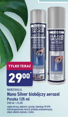 Areozol do dezynfekcji powierzchn Nano silver Nanoskala promocja
