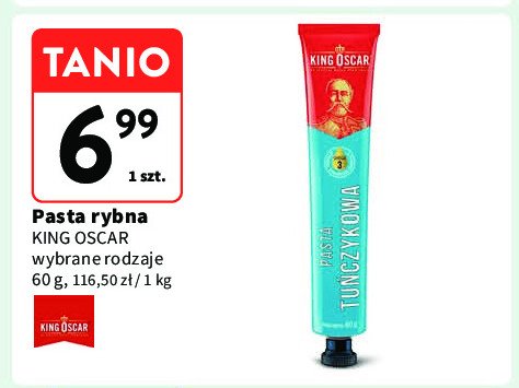 Pasta tuńczykowa King oscar promocja