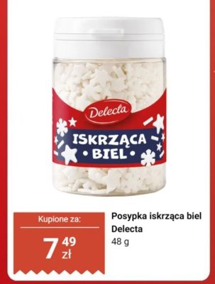 Posypka iskrząca biel  promocja w Dino