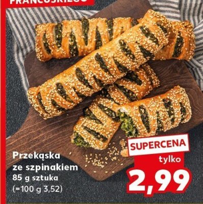 Przekąska ze szpinakiem promocja w Kaufland