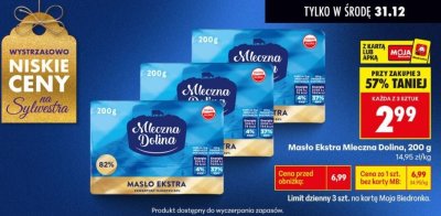 Masło ekstra promocja w Biedronka