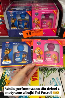 Woda perfumowana dla dzieci Sweet 50 ml Psi Patrol promocja w Biedronka