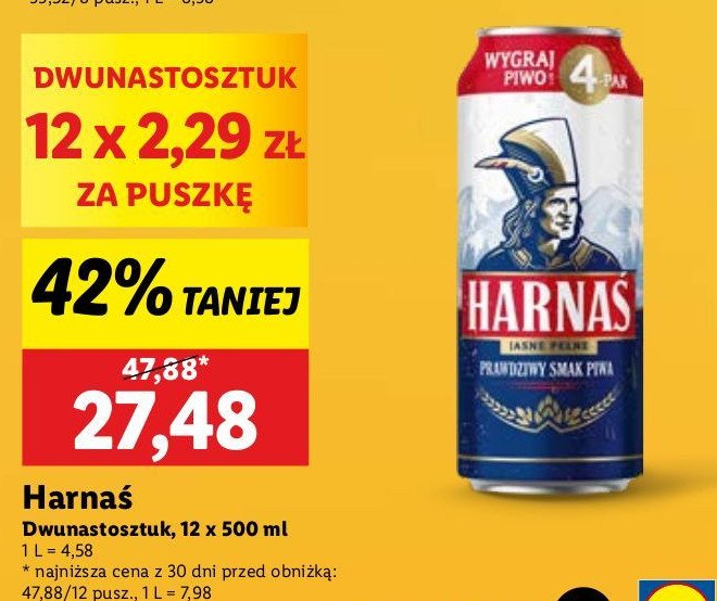 Piwo Harnaś promocja