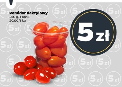 Pomidor daktylowy promocja w Netto