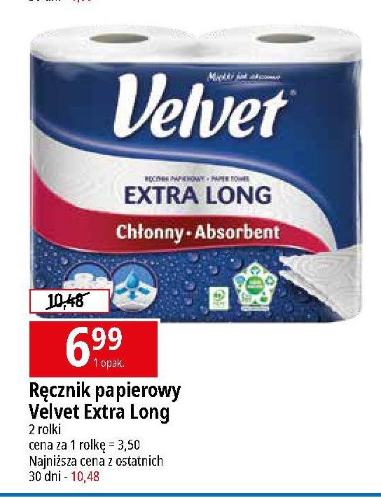 Ręcznik papierowy Velvet extra long promocja