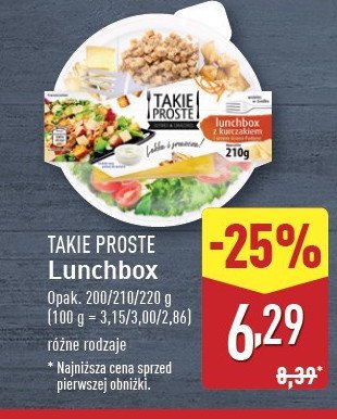 Lunchbox z kurczakiem Takie proste promocja w Aldi