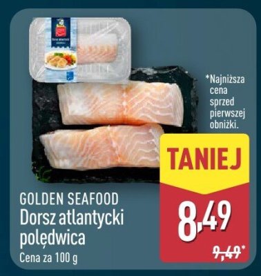 Dorsz atlantycki polędwica  promocja w Aldi