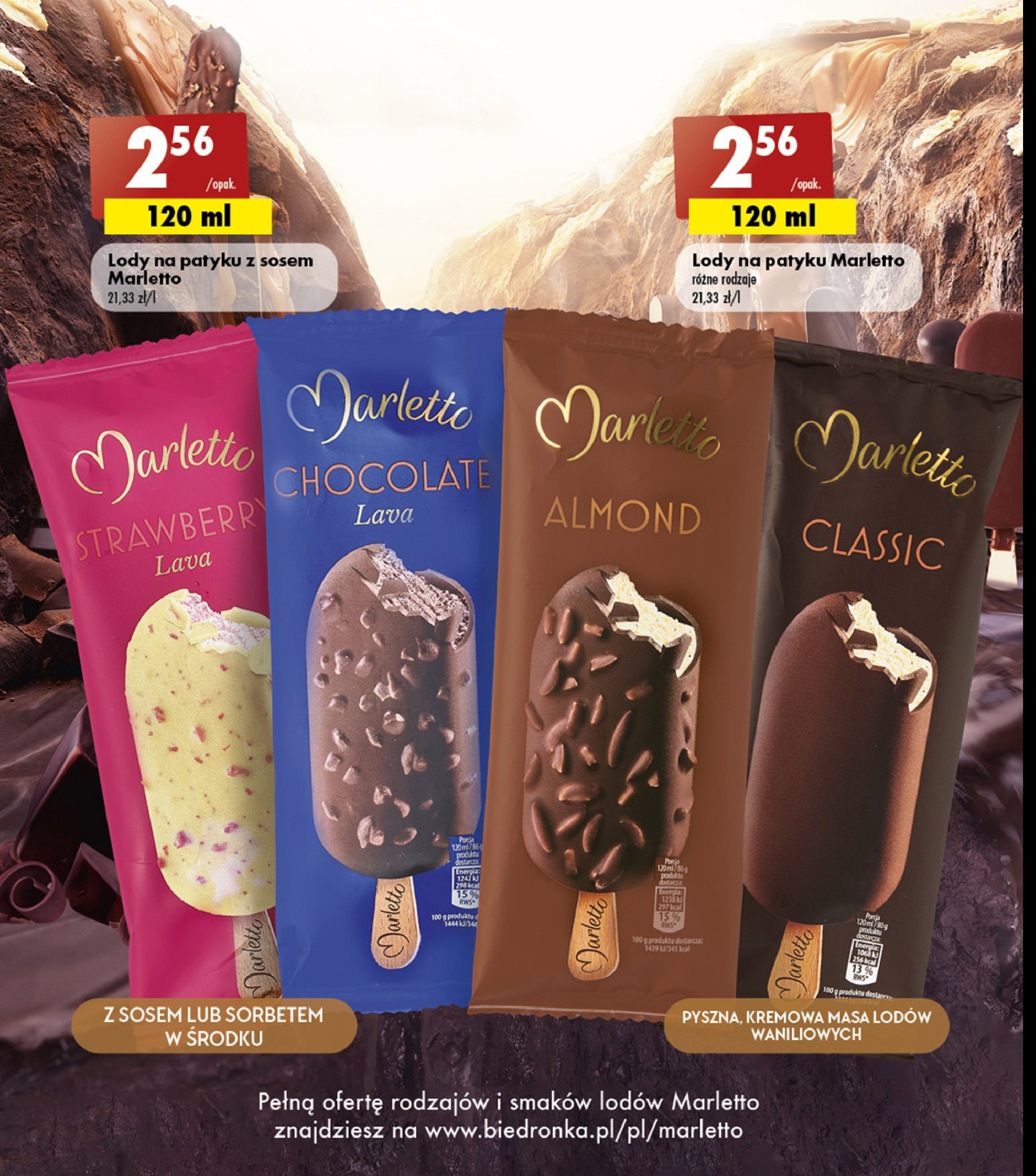 Lód chocolate Marletto promocja