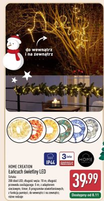 Łańcuch świetlny LED  promocja w Aldi