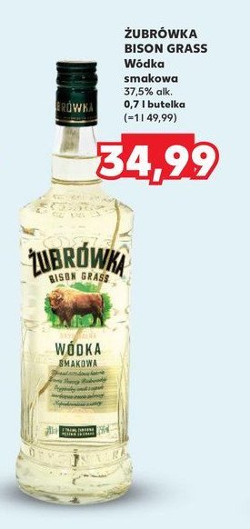 Wódka Żubrówka bison grass promocja w Kaufland